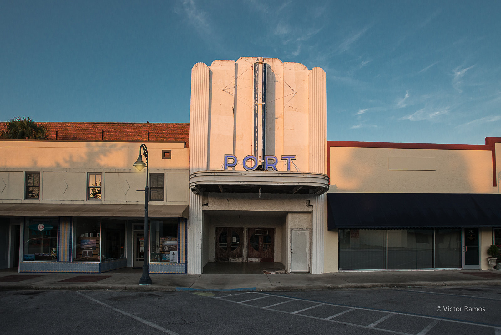 Historic Port Theatre Exterior